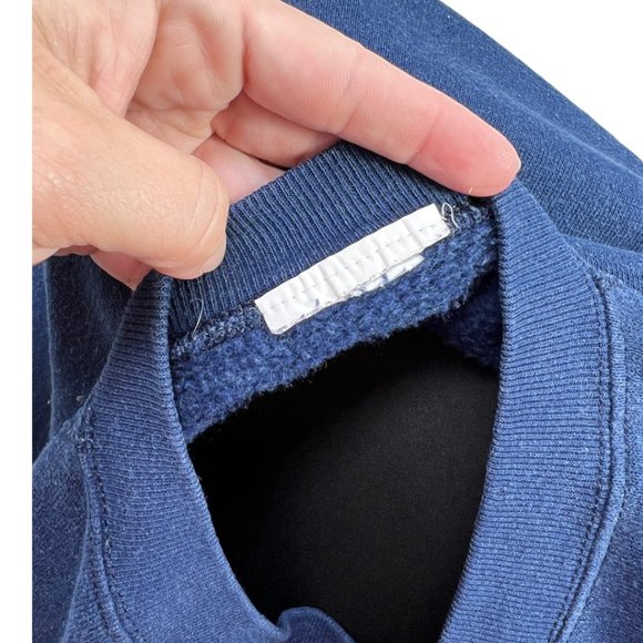 VINTAGE 90's UNISEX Blue Speed Limit Seventy "Old Chevy's Never Die" Pullover - Picture 8 of 8